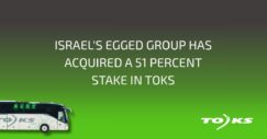 Izraelio „Egged Group“ tapo 51 procento TOKS akcijų savininke